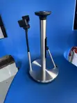 Jumbo Tissue Holder with Phone Shelf - Stainless Steel - 4
