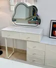 Luxury White Imported Dressing Table - 3