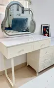 Luxury White Imported Dressing Table - 5