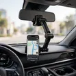 360° Car Rearview Mirror Phone Holder - Anti-Shake - 2