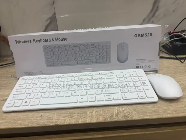 Ultra-Slim Wireless Bluetooth Keyboard & Mouse Set - 1