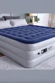 Royal Comfort Original Inflatable Double Air Mattress with Automatic Pump - 1