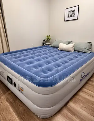 Royal Comfort Self-Inflating Double Air Mattress + 2 Pillows