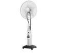 18" Solar/Electric Rechargeable Mist Fan with LED Lights - 2