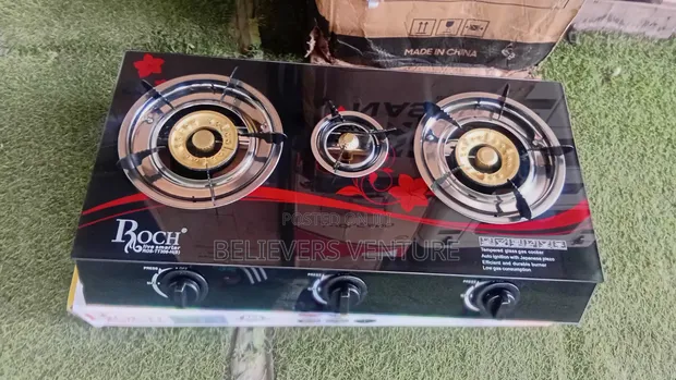 Roch 3 Burner Gas Cooker - 1