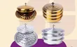 Communion Bread Trays - Gold and Silver Finishes - 3