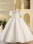 George White Dress for Girls - 4