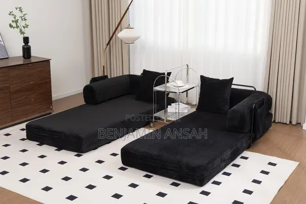 Luxury 4-in-1 Compressed Sofa Bed | Modern Velvet Sofa - 1