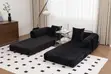 Luxury 4-in-1 Compressed Sofa Bed | Modern Velvet Sofa - 1