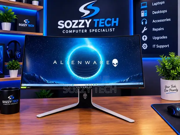 Alienware 34 Inch Curved 120Hz WQHD Gaming Monitor - 1
