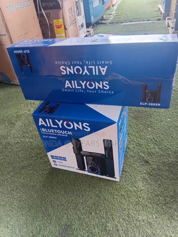 Ailyons 90W Home Theatre - 1 Woofer + 3 Speakers - 1