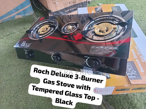 Roch 3-Burner Gas Stove Deluxe Edition - 1