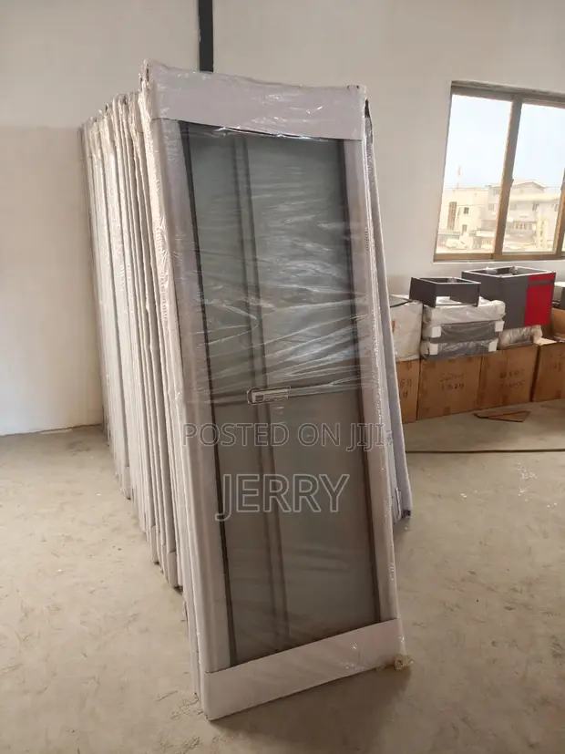 Brand New Glass Bathroom Door - 1