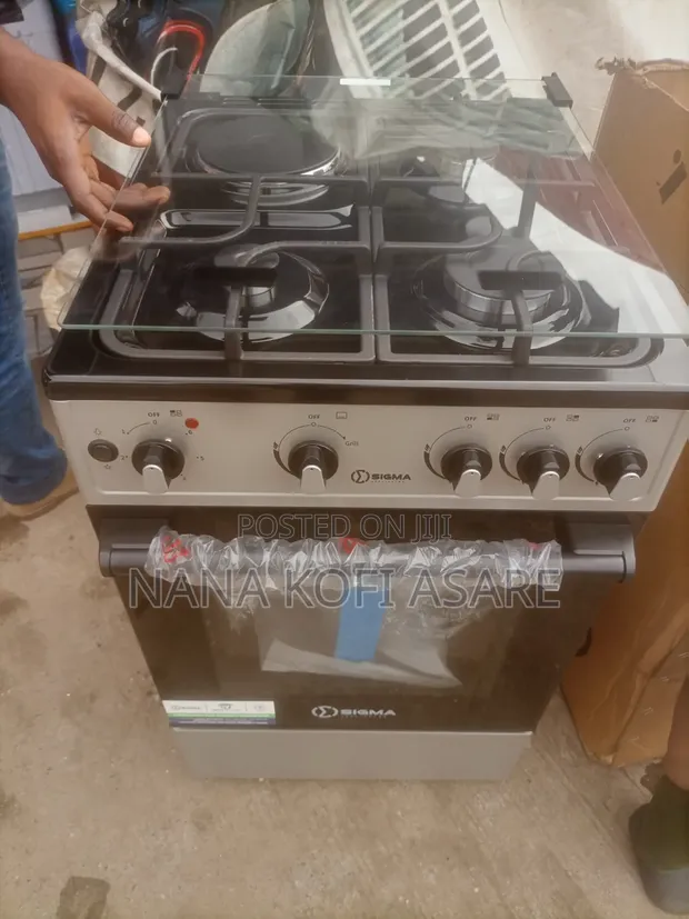 Sigma 50x50 Gas Cooker with 1 Electric Burner - 1