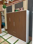 Wood-Mode 3-in-1 Triple Wardrobe - Coffee Brown - 2