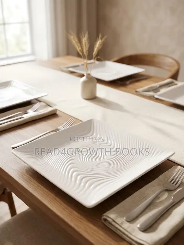 Melamine Ware White Square Plate - 1