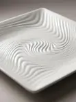 Melamine Ware White Square Plate - 2