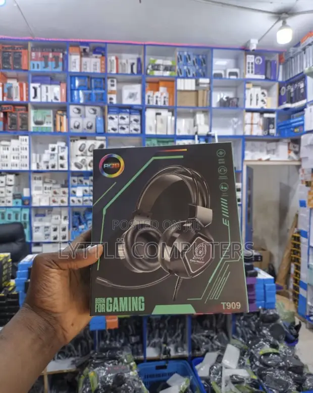 Original T909 Wired Gaming Headset with RGB - 1