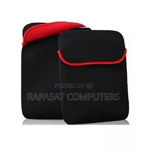 17.3" Laptop Sleeve Bag - Black & Red