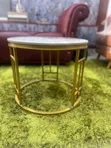 Royal Comfort Round Center Table - Gold - 2