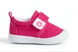 Baby Girl Hot Pink Canvas Shoes - 2