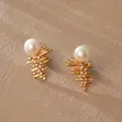 Hypoallergenic Pearl Classy Earrings - 1