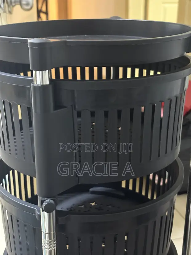 5 Tier Plastic Trolley - 1