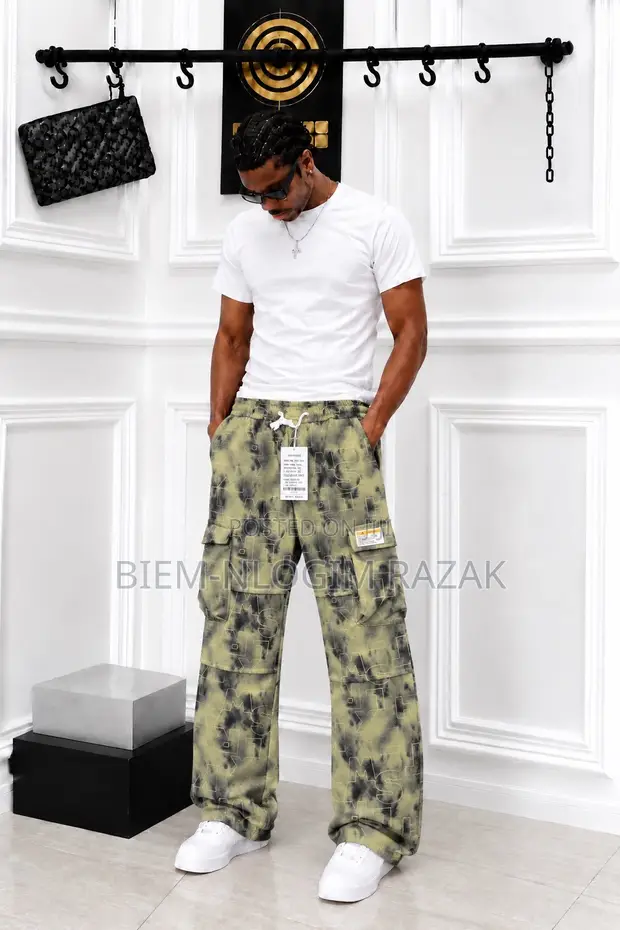 High Quality Cargo Pants with Single & Double Side Pockets - 1