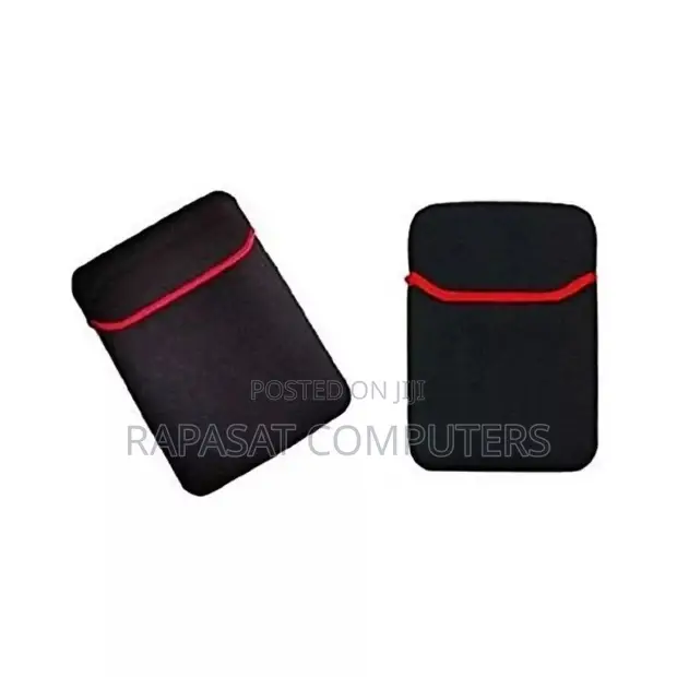 Laptop Sleeve Bag (11.6", 10.1", 7") - Black/Red - 1