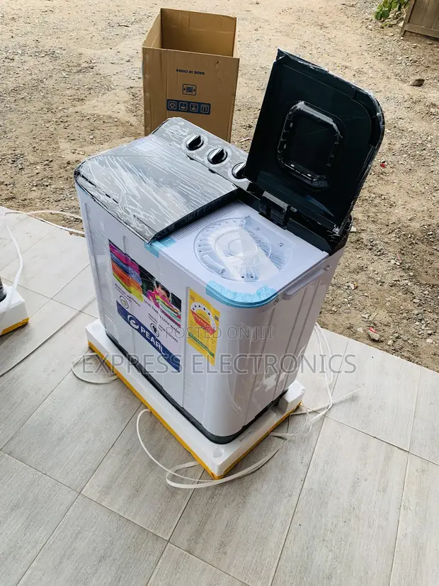 Freestanding Pearl 7kg Twin Tub Semi-Automatic Washing Machine PWM-70T - 1