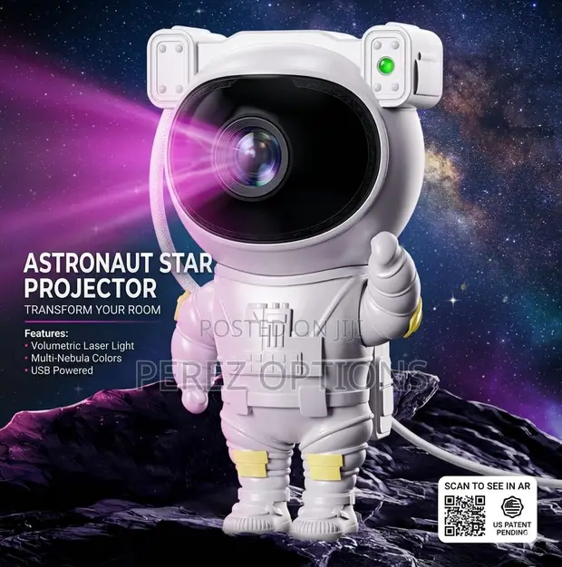 Glow Astronaut Laser Projector - 1