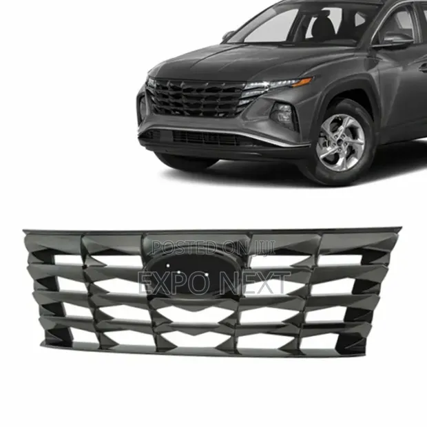 Hyundai Tucson 2022-2023 Front Bumper Cover Chrome Grille Assembly - 1