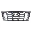 Hyundai Tucson 2022-2023 Front Bumper Cover Chrome Grille Assembly - 2
