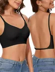 Ladies' Lower Back Bra - Black - 2