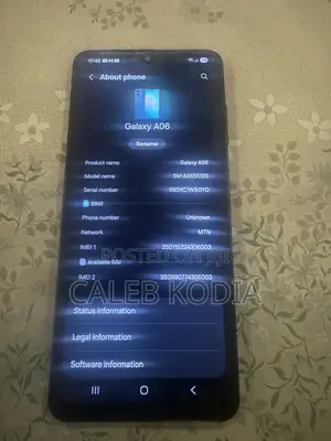 Samsung Galaxy A06 64GB Black