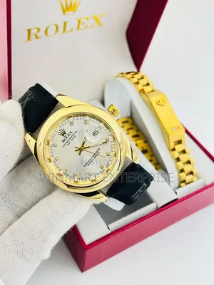 Rolex Watch Set with Bracelet and Box