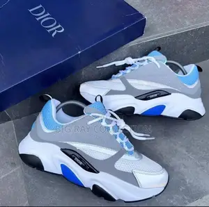 Dior B30 Sneakers - White, Grey, Blue