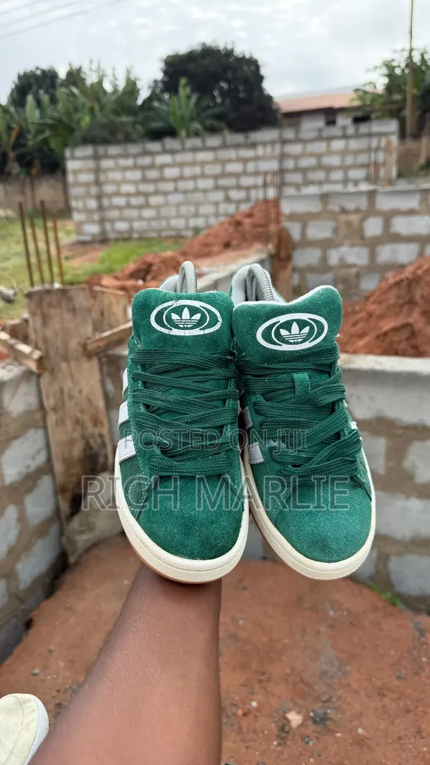 Adidas Campus Sneakers - Unisex, Green - 1
