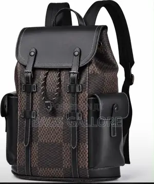 Genuine Leather Swagger Bag - Brown