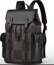 Genuine Leather Swagger Bag - Brown - 1