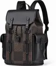 Genuine Leather Swagger Bag - Brown - 2