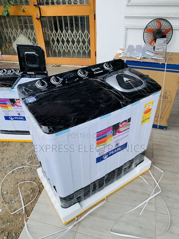 Pearl 15kg Semi-Automatic Twin-Tub Washing Machine - 1