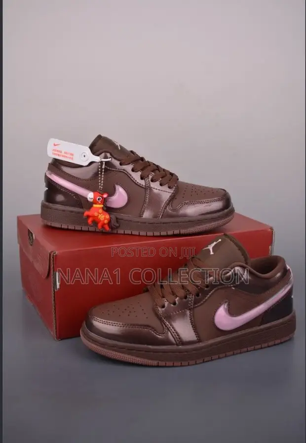 Air Jordan 1 Low SE "Valentine's Day Chocolate" Sneakers - 1