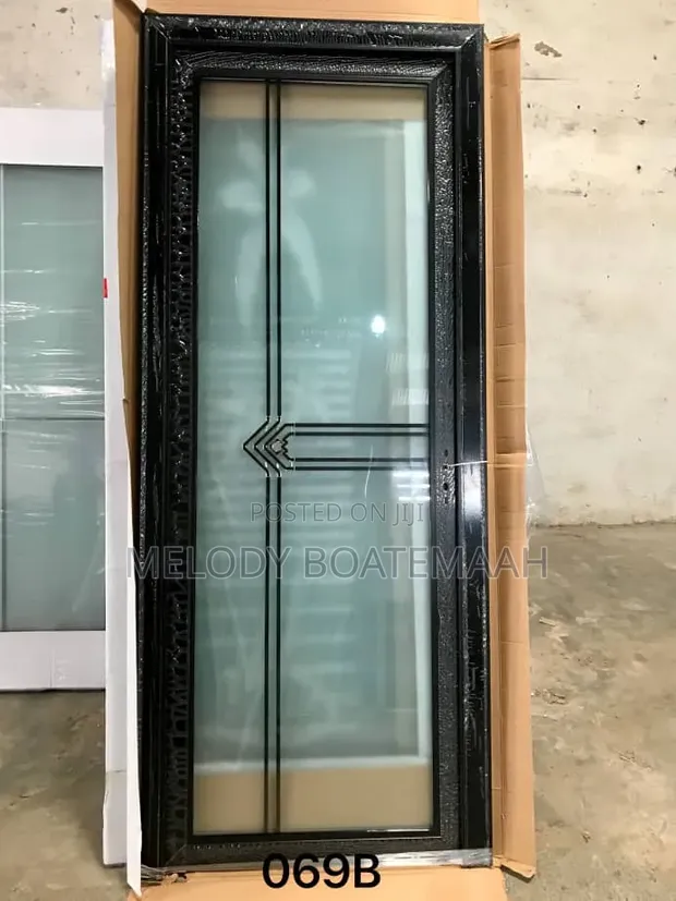 Brand New Bathroom Glass Door with Accessories - 1