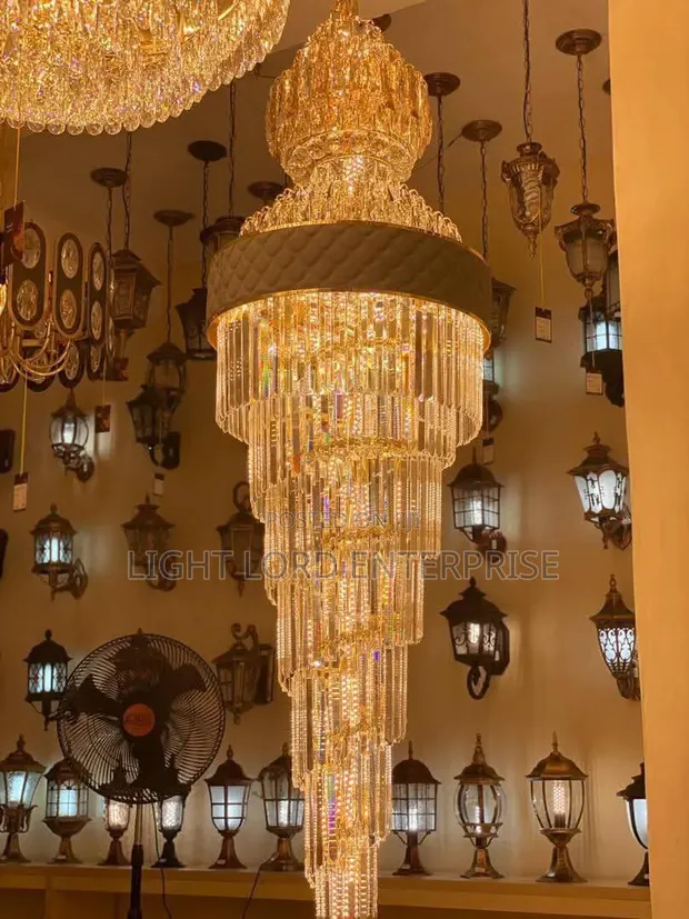 5-Star Luxury 9ft Chandelier Light - 1