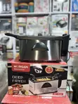 Morgan 3L Modern Deep Fryer with Lid Cover - 1