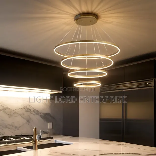Cosmo 5-Layer Crystal Chandelier Light - 1