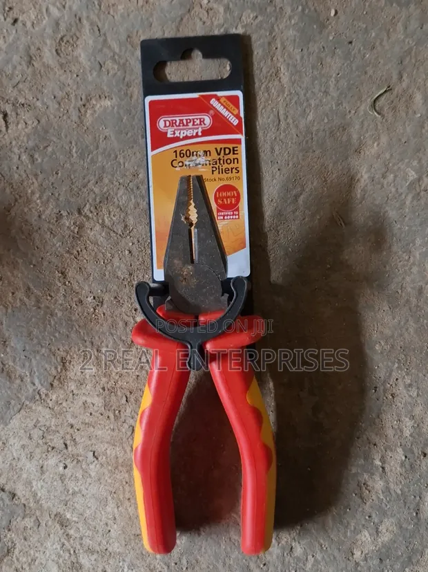 Draper Expert 160mm VDE Insulated Combination Pliers - 1