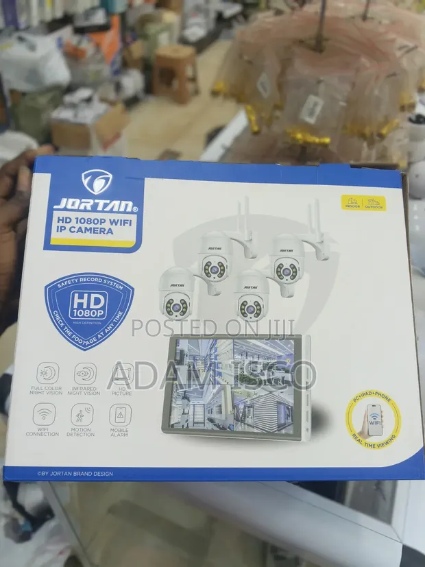 Jortan HD 1080p Wi-Fi IP Camera System - 1