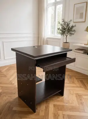 VIG Furniture Small Computer Table with Keyboard Tray